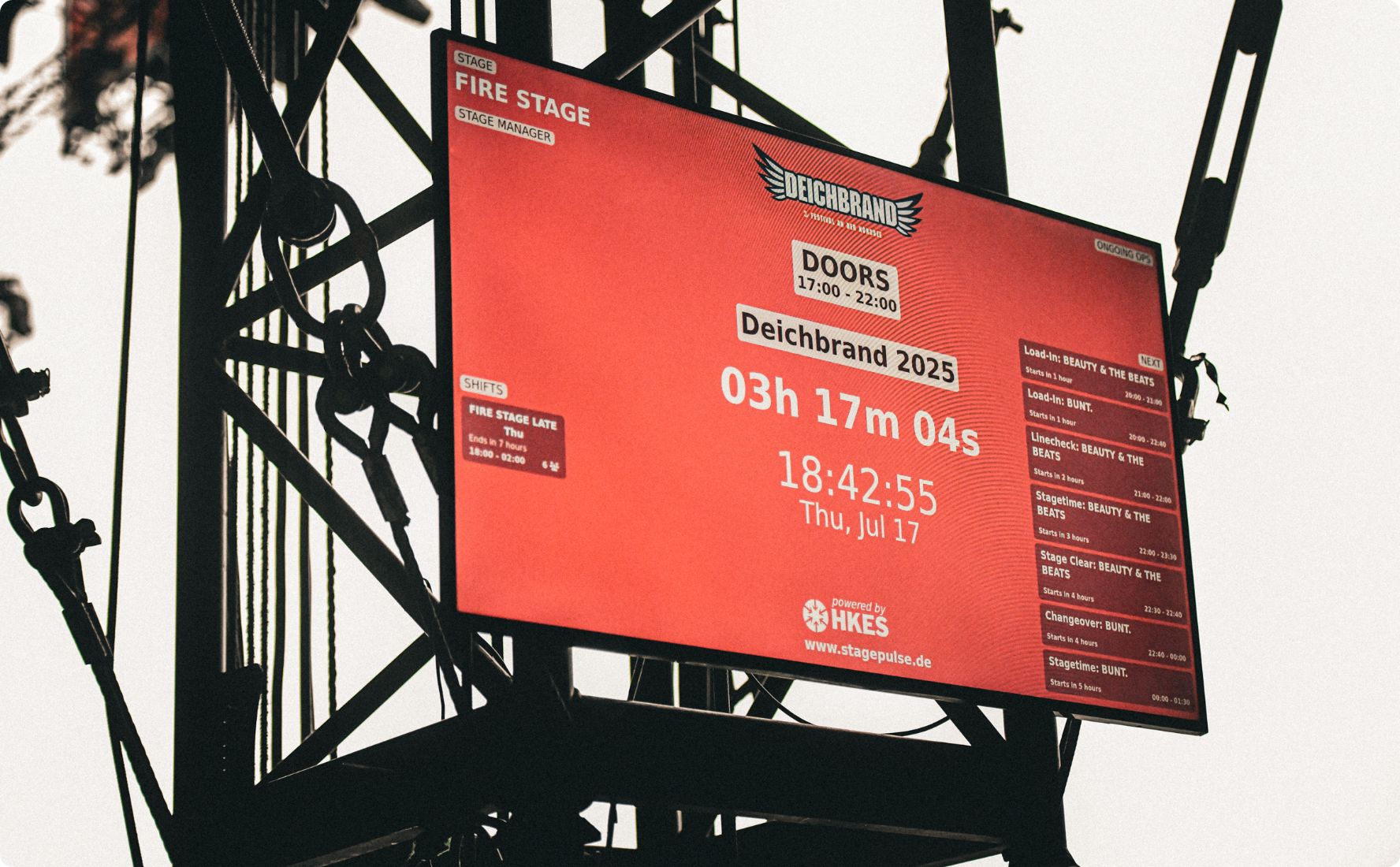 Stagemanagement Referenz 03